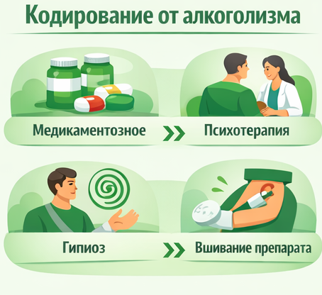 кодирование от алкоголизма в Белоозёрском Санати