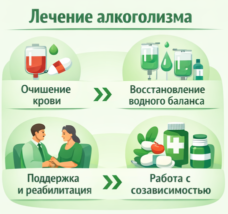 лечение алкоголизма в Белоозёрском этапы